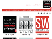 Tablet Screenshot of cityofasylum.org
